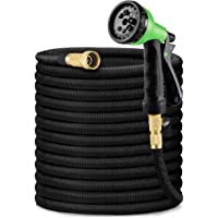 HBselect Manguera Jardín 7.5 Metros 3-4&quot- Conectores De Latón Pistola De Riego De 8 Funciones Manguera De Riego…